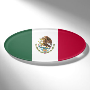 Mexiko-Flagge Namenschild