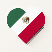 Mexiko-Flagge Notizblock (Rückseite)