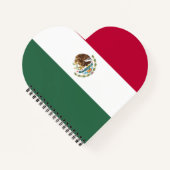 Mexiko-Flagge Notizblock (Vorderseite)