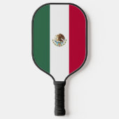 Mexiko-Flagge Pickleball Schläger (Vorderseite)