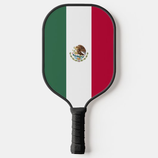 Mexiko-Flagge Pickleball Schläger (Rückseite)