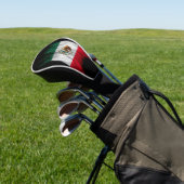 Mexiko-Flagge Pinselstrich, Nationalflagge Golf Headcover (In SItu)