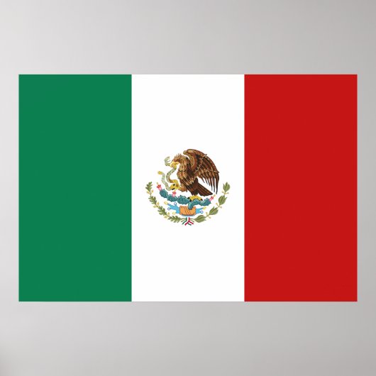 Mexiko-Flagge Poster (Vorne)