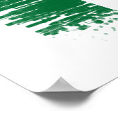 Mexiko-Flagge Poster (Ecke)