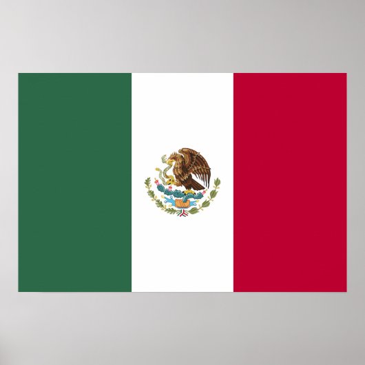 Mexiko-Flagge Poster (Vorne)