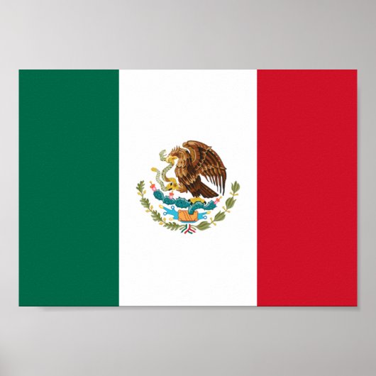 Mexiko-Flagge Poster (Vorne)