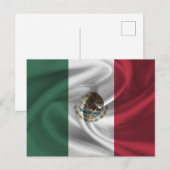 Mexiko-Flagge Postkarte (Vorne/Hinten)