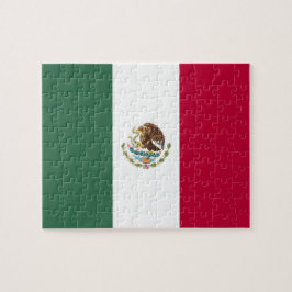 Mexiko-Flagge Puzzle