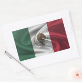 Mexiko-Flagge Rechteckiger Aufkleber (Umschlag)