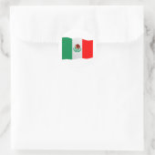 Mexiko-Flagge Runder Aufkleber (Tasche)