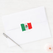 Mexiko-Flagge Runder Aufkleber (Umschlag)