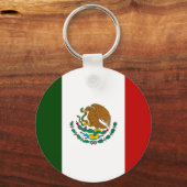 Mexiko-Flagge Schlüsselanhänger (Vorderseite)