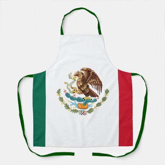 Mexiko-Flagge Schürze (Vorderseite)