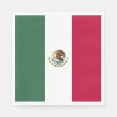 Mexiko-Flagge Serviette (Vorderseite)