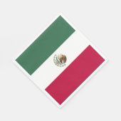 Mexiko-Flagge Serviette (Ecke)