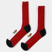 Mexiko-Flagge Socken (Linkes Detail)