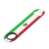 Mexiko-Flagge Speed Flaschenöffner (Rückseite Schrägansicht)