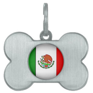 Mexiko-Flagge stilisiert Tiermarke