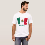 Mexiko-Flagge T-Shirt (Vorne ganz)