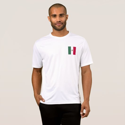 Mexiko-Flagge T-Shirt (Vorne ganz)