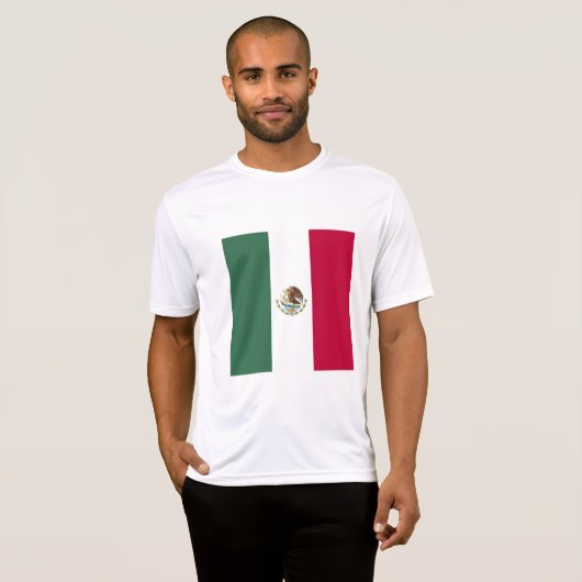 Mexiko-Flagge T-Shirt (Vorne ganz)