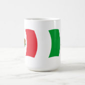 Mexiko-Flagge-Tasse Kaffeetasse (Mittel)