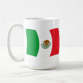 Mexiko-Flagge-Tasse Kaffeetasse (Links)