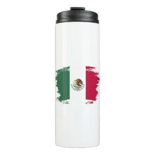 Mexiko-Flagge Thermosbecher