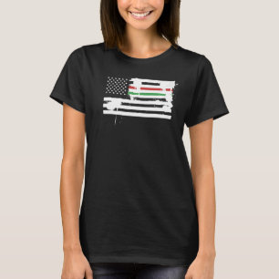 Mexiko-Flagge und US-amerikanische Flagge T-Shirt