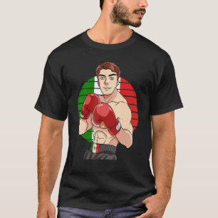 Mexiko-Flagge Vintage Latino Boxen Mexikanischer B T-Shirt