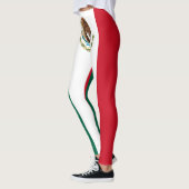 Mexiko-Flagge voll Leggings (Links)