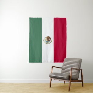 Mexiko-Flagge Wandteppich