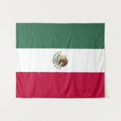 Mexiko-Flagge Wandteppich (Vorderseite (Horizontal))