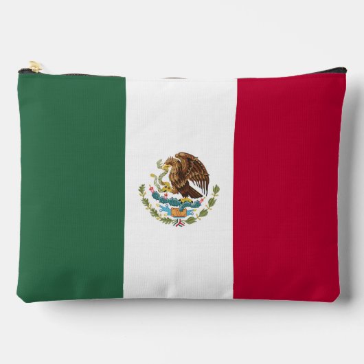 Mexiko-Flagge Zubehörtasche (Vorderseite)