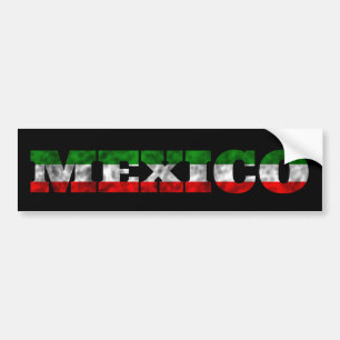 Mexiko-Flaggen-Farbe Autoaufkleber