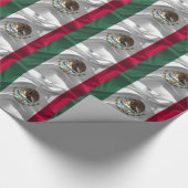 Mexiko-Flaggen-Flagge-Flagge von Mexiko Geschenkpapier (Ecke)