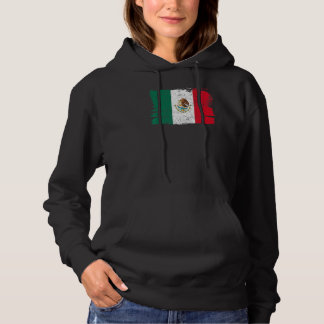 Mexiko Flaggen - Freundschaft Prix Frieden Vintag  Hoodie
