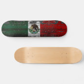 Mexiko-Flaggen-Skateplattform Skateboard (Horizontal)