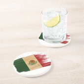 Mexiko-Flaggen-Untersetzer Getränkeuntersetzer (Seite)