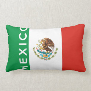 Mexiko-Flaggenland-Textname Lendenkissen