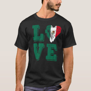 Mexiko Flaggenstaat-Liebe Mexiko T-Shirt