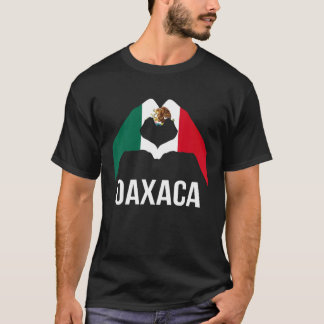 Mexiko Flaggenstaat Liebe Oaxaca Mexiko Urlaub T-Shirt