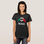 Mexiko Flaggenstaaten Liebe Mexiko 4 T-Shirt (Vorne ganz)