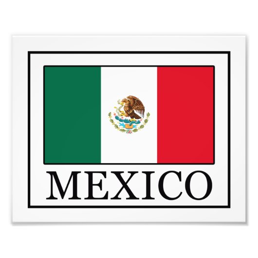 Mexiko Fotodruck (Vorne)