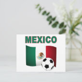 Mexiko Fußball 0535 Postkarte (Stehend Vorderseite)