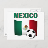 Mexiko Fußball 0535 Postkarte (Vorne/Hinten)
