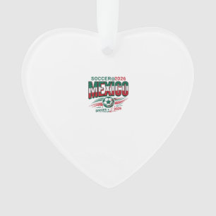 Mexiko Fußball 2026 Fußball Fett Land Typografie  Ornament