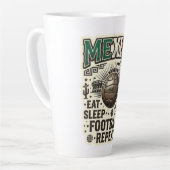 MEXIKO Fußball Custom 2026 Milchtasse (Linke Ecke)