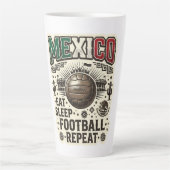 MEXIKO Fußball Custom 2026 Milchtasse (Vorderseite)