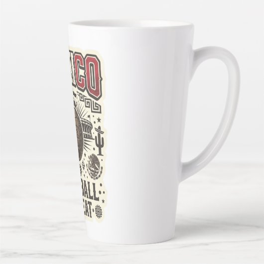 MEXIKO Fußball Custom 2026 Milchtasse (Rechts)